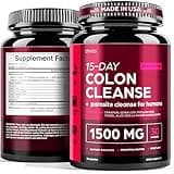 Advanced Ketogenic Colon Cleanse with Berberine 1500mg – 15 Day Parasite Detox for Men & Women – Extra Strength Formula with Senna Leaf for Rapid Constipation Relief, Gut Health & Bloating Reduction