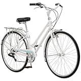 Schwinn Wayfarer Hybrid Bike, 700c Mens and Womens Bike, 7-Speed Hybrid Bicycle, Retro Steel Frame, Front and Rear Linear Pull Brakes, Fenders, Cargo Space, Adult Bicycle