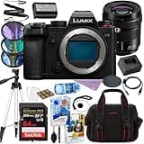 Panasonic Lumix S5 Mirrorless Camera with 20-60mm Lens Bundle + Accessories Including 64GB Extreme Pro Memory, Filters, Tripod, Photo/Video Software Package and More (27 Items)