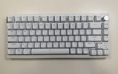 Corsair K65 Plus Wireless 75% RGB Hot-Swappable Mechanical Gaming Keyboard for PC, Mac, PS5, PS4, Xbox, iPad – Pre-Lubricated MLX Red v2 Linear Switches-QWERTY NA Layout, Lab Edition – Snow (Renewed)