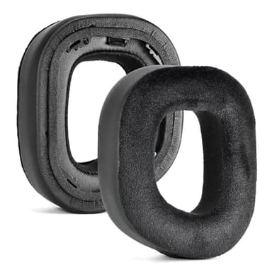 Replacement HS80 RGB EarPads for Corsair HS80 RGB Wireless Headphones Soft Memory Foam Ear Cushion Earmuffs Cover Cup, Protein Leather Earpad, Repair Part