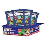 Mr. Tortilla Protein Keto Chips - Dairy Free, Keto Friendly Tortilla Chips Protein Snacks, 3 Net Carbs Per Serving, 10g Protein per Bag, Low Carb - (Multigrain 2 oz Bags, 4-Pack)