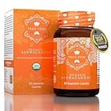 KSM-66 Ashwagandha KSM 66 Ashwagandha KSM-66 | USDA Organic Ashwagandha Supplements KSM 66 | KSM66 Ashwagandha Organic | Organic Ashwagandha Capsules | Aswagandha Vitamin | Ashwaganda | 60 Capsules