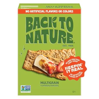 Back To Nature Crackers Fltbread Mltgrn, 5 oz