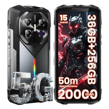 FOSSIBOT F113 Rugged Phone Unlocked 5G 20000mAh/33W | 36GB+256GB/2TB