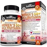 Daily Multivitamin for Women 50 & Over – Memory Support Supplement – Promotes Stress Reduction & Healthy Immune Response – Women's Multivitamin Supplement Designed for Stomach Comfort - 60 Capsules