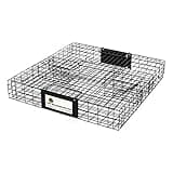 Rugged Ranch Squirrel Trap, Live Animal Catch & Release Cage, Squirrelinator