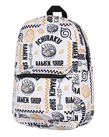 Bioworld Naruto Backpack Ichiraku Ramen Shop Laptop School Travel Backpack 17"
