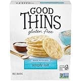 Good Thins Simply Salt Rice Snacks Gluten Free Crackers, Snack Crackers, 3.5 oz