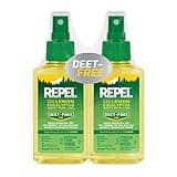 Repel Plant-Based Lemon Eucalyptus Insect Repellent, Mosquito Repellent, Pump Spray, 4 Ounce, (Pack of 2)