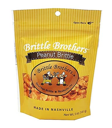 Brittle Brothers Peanut Brittle, 5 Ounce