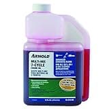 Arnold 2-Cycle Engine Oil Mix, for Chainsaws, Trimmers, and Blowers, Compatible with Major Brands, Tip N Measure Plastic Bottle, 16 oz.
