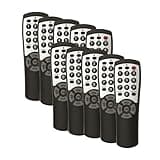10-pack Brightstar BR100B Universal TV Remote