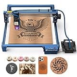 SCULPFUN S30 Laser Engraver with Auto Air Assist Pump & Nozzle, Limit Switchs, 5000mW CNC Laser Cutter, Industrial Grade Accuracy Engraving Machine, 10 Times Longer Laser Service Life
