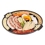 COOKKING - Master Grill Pan, Korean Traditional BBQ Grill Pan - Stovetop Nonstick Indoor/Outdoor Smokeless BBQ Cast Aluminum Grill Pan