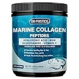 DRFOSTER Marine Collagen Peptides Powder for Joint Support, Hydrolyzed Type I & III Fish Collagen with MSM + GC, Hyaluronic Acid & Vitamin C for Skin, Hair & Nails, Wild-Caught Fish, 35 Servings