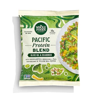 Whole Foods Market, Olive Oil & Seasoned Pacific Style Vegetable Protein Blend, 12 oz