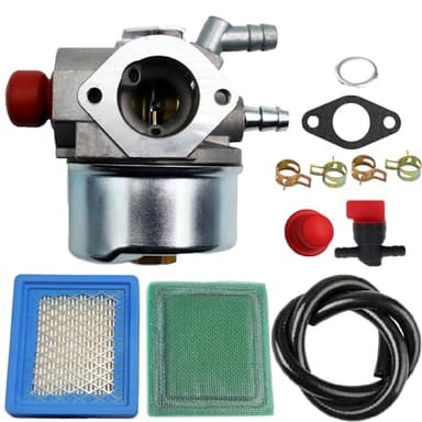 LIZAPUS Carburetor Compatible with Craftsman 2500 Watts Generator 580327270 580.327270 Replacement Carb Air Filter Gasket Fuel Line