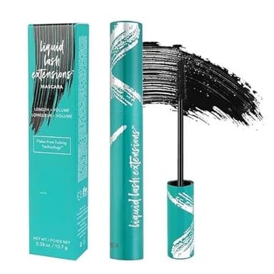 Tubing Mascara for Lash Extension Look | Smudge-Proof & Easy Wash Off | Lengthening, Volumizing, Clump-Free, Vegan (1, Black, 10.7g/0.38 OZ)
