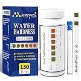 Water Hardness Test Kit,150 Strips-Double Color Pads,Hard Water Test Kit for Home,Drinking Water Tap Water Well Pool Spa Water Softener Quick Accurate Water Quality Testing Kit with Sample Tube