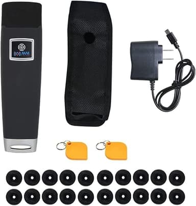 JWM RFID Guard Patrol System, Security Guard Tour Wand with LCD Screen & Free Management Software, for Industrial, Hotel, Healthcare Patrol