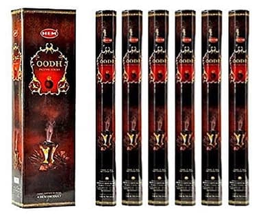 Hem Oodh Incense Sticks (100 Sticks, 5 Boxes Inside) - 9 Inches Long, 20g per Box - Perfect for Meditation, Rituals & Cleansing.