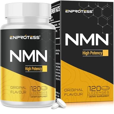 Sublingual NMN 500mg, Max Absorbency & Fast-Acting NMN Supplement（120-Day Supply）, 99% Pure NMN (Nicotinamide Mononucleotide) for NAD, Cell, Immune, Energy, Muscle, Anti-Aging, Longevity, 120 Lozenges