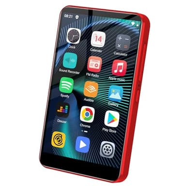 144GB MP3 Player with Bluetooth and WiFi, ZAQE 4" HD Full Touch Screen MP3 Player with Spotify, Amazon Music,YouTube,Pandora,Libby,Android MP4 Music Player for Kids