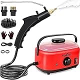 Flgocexs Handheld Steam Cleaner,2500W High Temperature High Pressure Steam Cleaner with 3 Brush Heads, Portable Steam Cleaner with 1.5L Tank For Car Detailing Kitchen Bathroom Floors