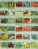 30 Packs of Deluxe Valley Greene Heirloom Vegetable Garden Seeds Non-GMO(Guaranteed 30 Different Varieties as Listed)