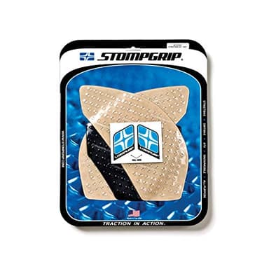 STOMPGRIP Volcano Tank Grips (Clear) for 13-23 Kawasaki ZX636