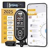 ANCEL BD310 OBD2 Scanner Diagnostic Tool - 3 in 1 OBD2 Scanner Bluetooth - App Based OBDII Scan Tool for Android & iPhone - Check Engine Light Code Reader - Wired, Bluetooth, and Heads-up Display