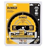 DEWALT Table Saw Blade, 10 inch, 80 Tooth, Fine Finish, Ultra Sharp Carbide (DWA11080)