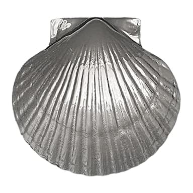 Scallop Door Knocker - Nickel Silver (Standard Size)