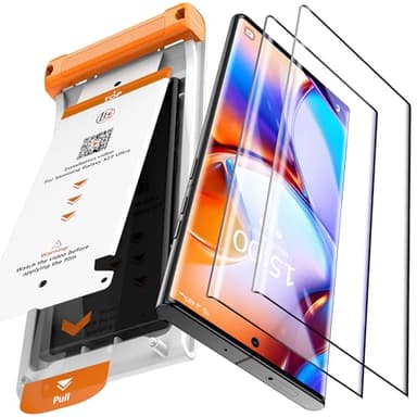 LK 2 Pack for Samsung Galaxy S23 Ultra Screen Protector [GAME-CHANGER Nano Ceramic Film] [9H+ Hardness] [12FT Military Grade Shatterproof] [Bubble-Free] Upgrade from Tempered Glass