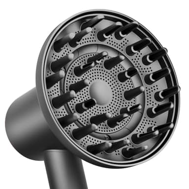 Fabmira 6-Inch Diffuser Attachment for Dyson Hair Dryers, Curl-Enhancing Large Diffuser Compatible with Dyson Supersonic Hair Dryer Attachment, Faster Drying Defines Curls for Waves Curls Coils Hair