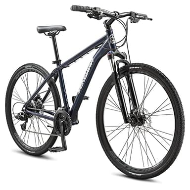 Schwinn GTX 4 Hybrid Bike, 700c Mens and Womens Bike, 24-Speed Hybrid Bicycle, Aluminum Dual-Sport Frame, Suspension Fork, Mechanical Disc Brakes, Adult Bicycle.