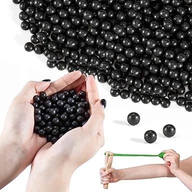 Clay Slingshot Ammo - Sukh Sling Shot Ammo Balls Biodegradable Professional Balls for Shooting and Hunting Target Practice (3/8 inch)