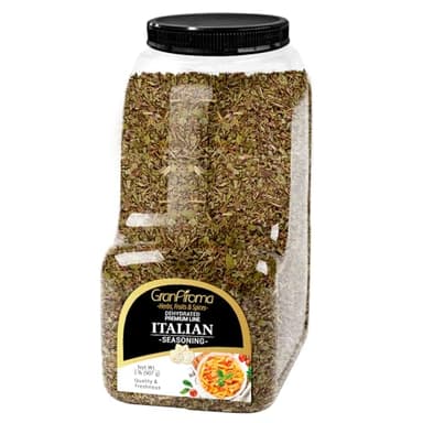 GranAroma Italian Seasoning, Aromatic Spice Blend, Italian Cuisine, Versatile Flavor (2 Pound)