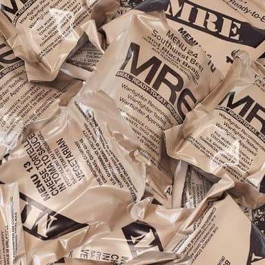 Military Outdoor Clothing MREs – 2, 3, or 6 Pack Genuine U.S. Military Surplus Individual Meals, Inspection 05/25, Choose Case A or B (Case A Meals, 2, Count)