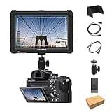 LILLIPUT A7S 7" 1920x1200 IPS Screen Camera Field Monitor 4K HDMI Input Output Video for DSLR Mirrorless Camera Sony A7S II A6500 Panasonic GH5 Canon 5D Mark IV DJI Ronin M Black VIVITEQ Exclusively