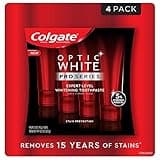 Colgate Optic White Toothpaste Pro Series Stain Shield 3.3 Ounce (Pack of 4)