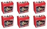 US Battery US8VGC T875 8 Volt, 170 AH Deep Cycle Battery - 6 Pack