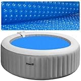 KETNET 6 Ft Solar Hot Tub Cover Spa Bubble Cover Blanket for 6/7 Foot Round Hot Tub SPA Bubble Wrap Small Pool Covers Protector, 15-Mil Circle Thermal Insulation Floating Blankets (6 Feet / 72 Inch)