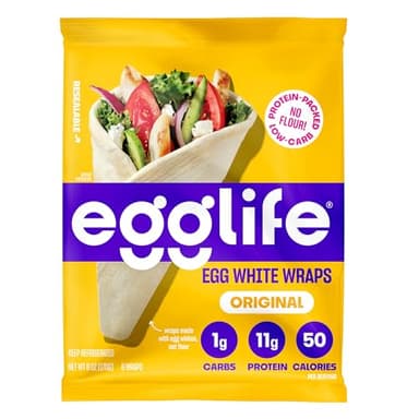 Egglife, Original Egg White Wrap, 6 Ounce