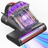 Kimdog Bed Vacuum Cleaner,16Kpa Mattress Vacuum Cleaner with 253.7nm UV-C Light,140°F Heat & HEPA Filter,500W Low Noise Handheld Vacuum for Couch,Sofa and Pet