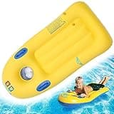 Inflatable Surf Body Board, 47 x 23 inch Surfboard with Handles, Summer Swimming Bodyboard for Water Slide, Pool, Beach