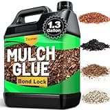 Mulch Glue for Landscaping 166OZ, Rock Glue Pea Gravel Resin Binder Outdoor, Bond Lock Rubber Mulch Anchor Lock Stabilizer Safe for Cypress, Lawn, Garden, Landscape Edging