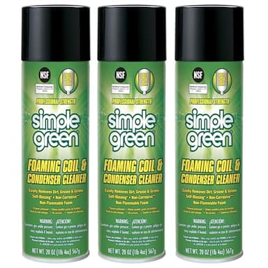 Simple Green Foaming Coil Cleaner 20oz Aerosol (Pack of 3)