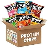 WILDE Protein Chips Variety Pack, High Protein Snacks, Gluten Free Keto Chips Made With Real Ingredients, 1.34oz Bags, Pack of 12 Low Carb Snack Box